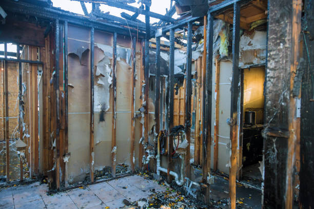 Professional Fire Damage Removal technician working in Liberty, TX